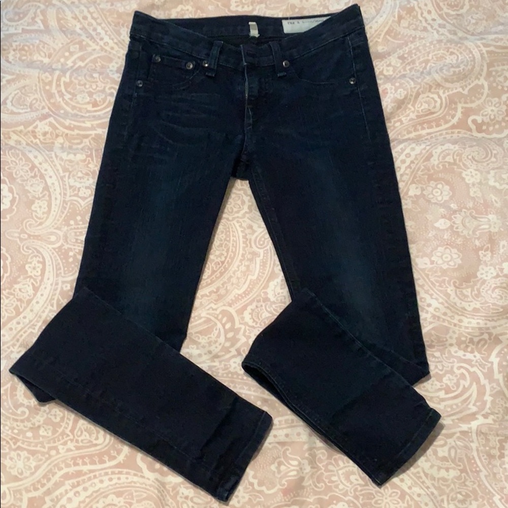 Rag & Bone Dark Washed Legging jeans